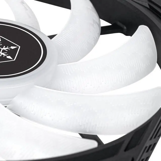 Alt view image 7 of 7 - Silverstone SST-AS140B-ARGB High Performance 140mm Slim Fan with Full Range PWM and ARGB Lighting Effects