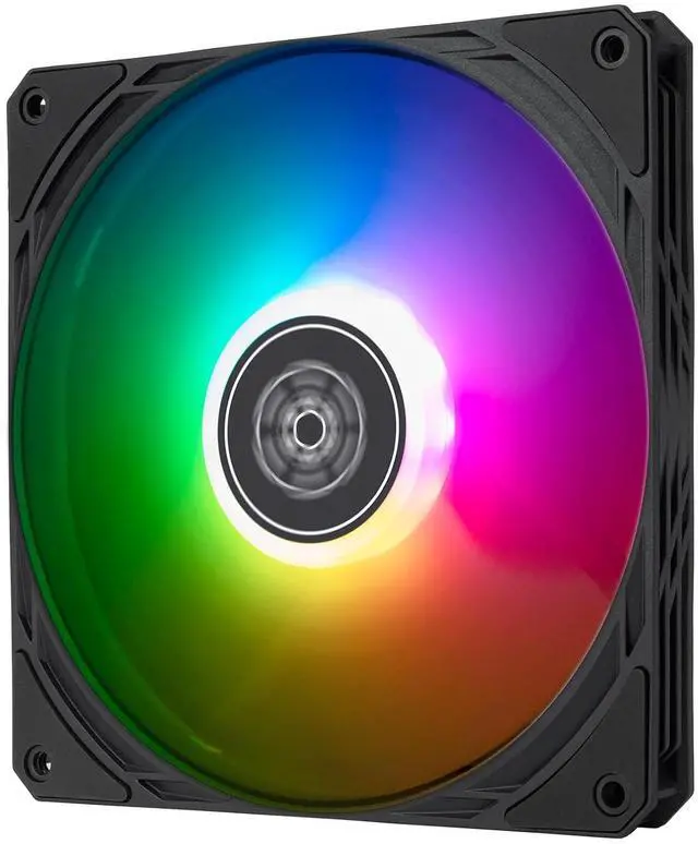 Main image of Silverstone SST-AS140B-ARGB High Performance 140mm Slim Fan with Full Range PWM and ARGB Lighting Effects