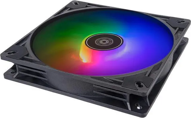Alt view image 4 of 7 - Silverstone SST-VS140B-ARGB 140mm PWM ARGB Fan 0-1600RPM 4-1 Pin ARGB Lighting