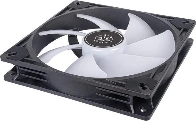 Alt view image 5 of 7 - Silverstone SST-VS140B-ARGB 140mm PWM ARGB Fan 0-1600RPM 4-1 Pin ARGB Lighting