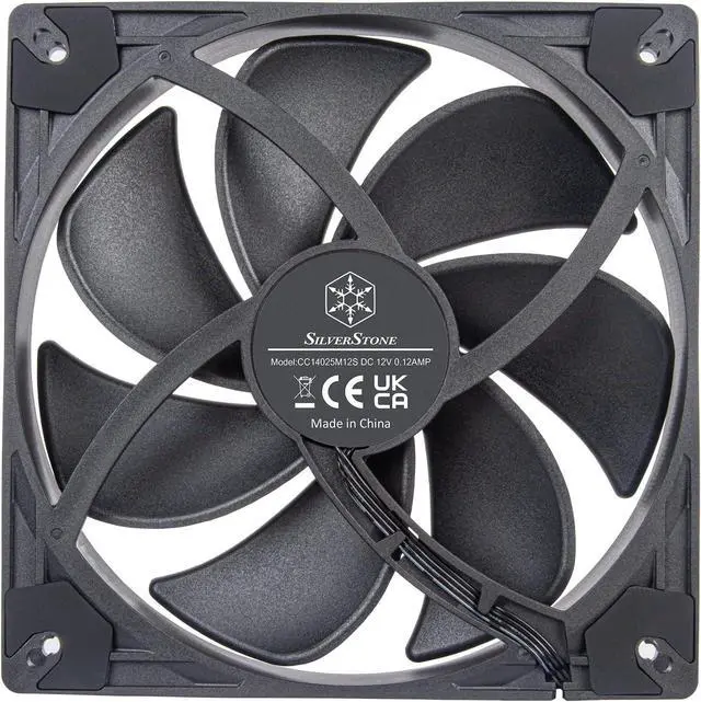 Alt view image 4 of 7 - SilverStone Technology Vista 140 Performance Enhanced 140mm PWM Fan, SST-VS140B