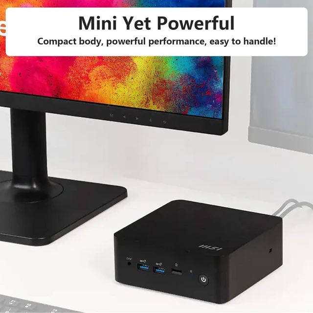 Alt view image 5 of 7 - MSI Cubi NUC Intel Core 5 120U Business MFF Desktop, 16GB DDR5 | 512GB SSD