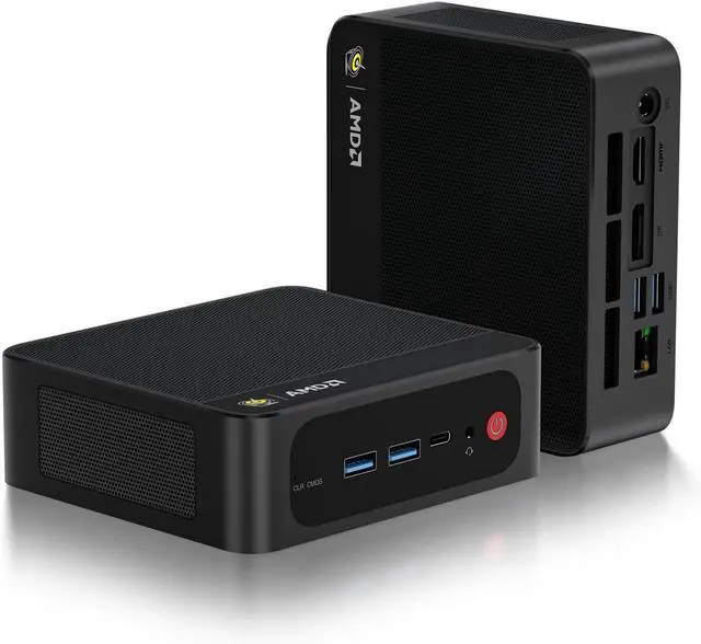 Main image of Beelink SER5 MAX Mini PC, AMD Ryzen 7 7735HS(8C/16T, Up to 4.75GHz), 24GB LPDDR5 1TB PCIe4.0x4 SSD, Wins 11 PRO Mini Desktop Computer Support 4K Triple Display/DP+HDMI+Type-C, WiFi 6, BT5.4, 2.5G LAN