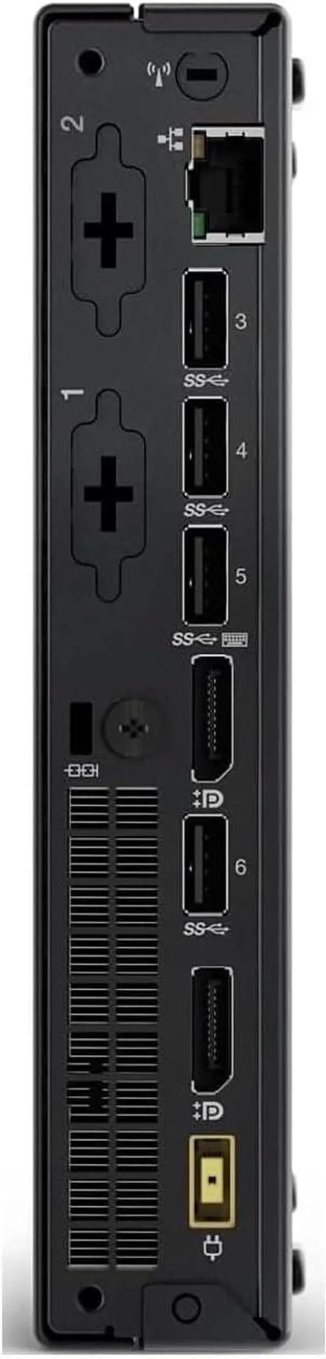 Alt view image 3 of 7 - Lenovo 2024 Latest ThinkCentre M625 Thin Client Desktop - AMD A4-9120C Dual-Core Processor, 16GB DDR4 RAM, 256GB PCIe SSD, Radeon R5 Graphics, Dual Monitor Support, Keyboard and Mouse, Windows 11 Pro