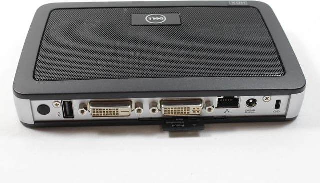 Alt view image 2 of 7 - Dell Wyse 8JD4W 3020 Mini Desktop, 2 GB RAM, 4 GB Flash, Black/White