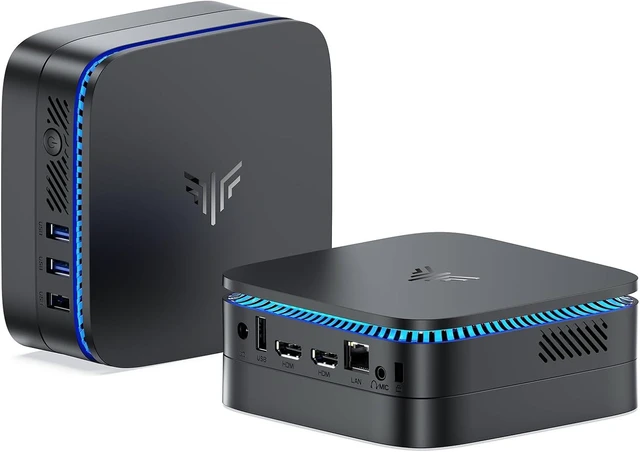 Main image of KAMRUI AK1PLUS Mini Computer, 12GB LPDDR5 256GB M.2 SSD, Intel Processor N100 (Up to 3.4GHz), Mini Desktop Computer Support 4K Dual Display, WiFi 5, BT 4.2, Gigabit Ethernet, Business Office PC