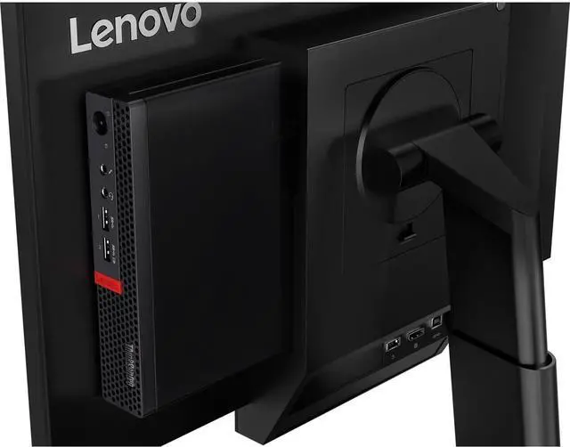 Alt view image 2 of 5 - Lenovo ThinkCentre M625q Mini PC Desktop, AMD A4-9120e Processor, 16GB RAM, 512GB PCIe +512GB External Hard Drive, DisplayPort, Wi-Fi, Bluetooth, RJ-45