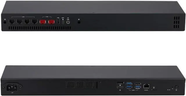 Main image of Qotom 1U Rack Chassis Q11032H6 Barebones Mini PC Core i3 N355, 4X 2.5G LAN 2X 10G Industrial MiniComputer