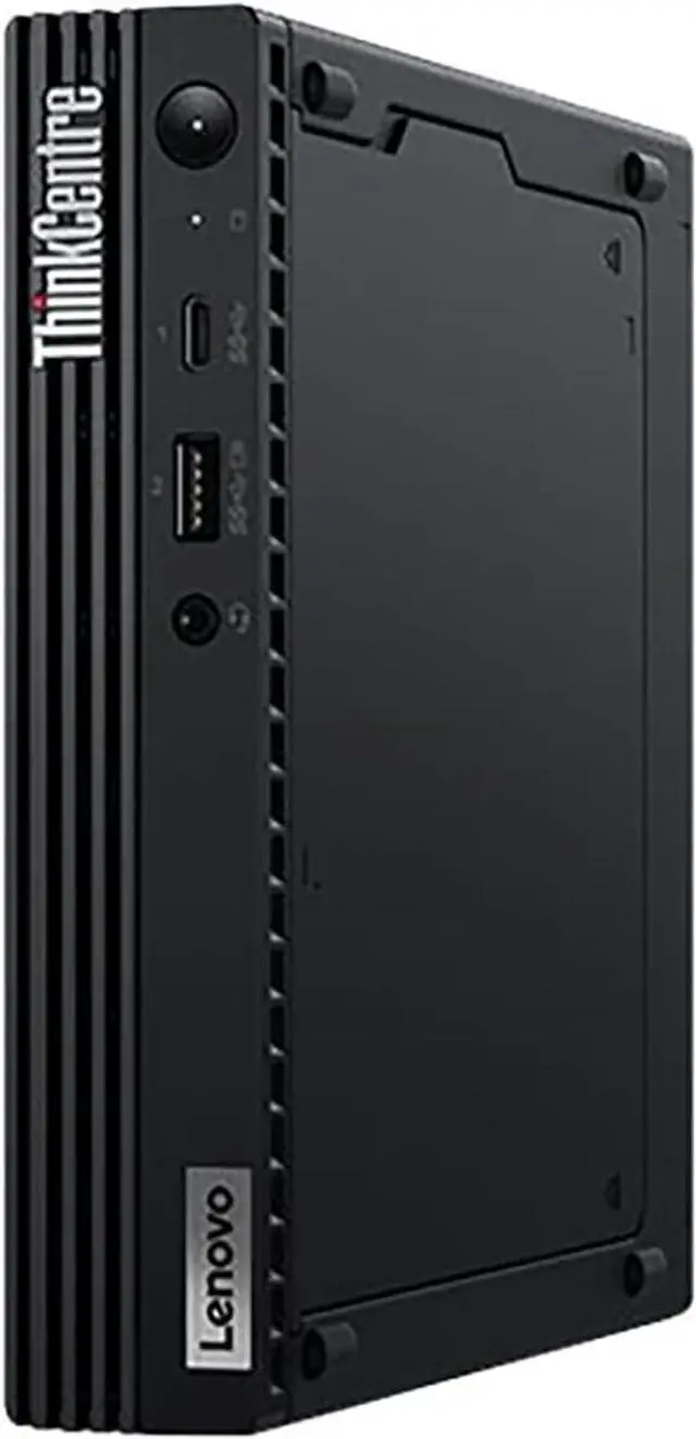 Alt view image 2 of 7 - Lenovo ThinkCentre M75q Gen 2 Tiny Desktop Computer, AMD Ryzen 5 PRO 5650GE 3.4GHz, 8GB RAM, 256GB SSD, Windows 11 Pro, Black