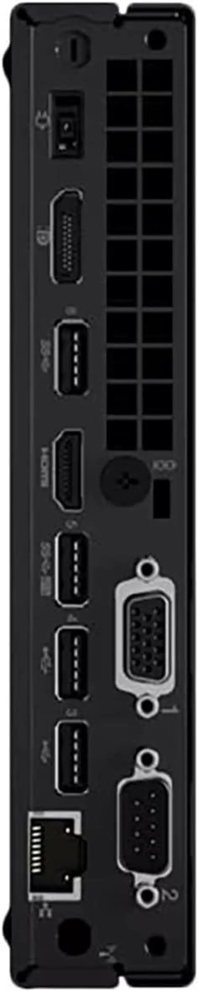 Alt view image 5 of 7 - Lenovo ThinkCentre M75q Gen 2 Tiny Desktop Computer, AMD Ryzen 5 PRO 5650GE 3.4GHz, 8GB RAM, 256GB SSD, Windows 11 Pro, Black