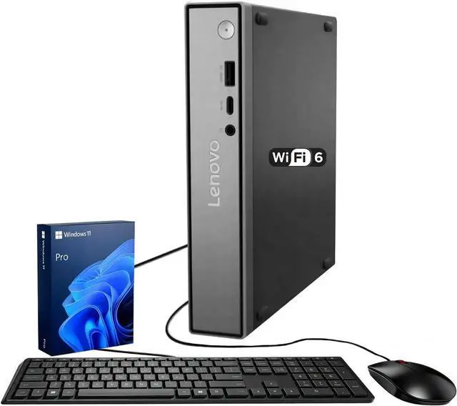 Main image of Lenovo ThinKCentre Neo Business Mini Desktop, Intel Core i3-1315U, 8GB DDR5, 512GB SSD, Windows 11 Pro