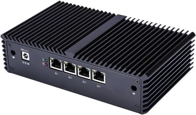 Alt view image 2 of 7 - Qotom DIY Firewall/Router/VPN Appliance/Gateway Device/DHCP Server/DNS Server, 4X 2.5G LAN, RS-232, Core i3-5005U, 8GB RAM 64GB SSD