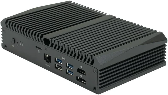 Alt view image 6 of 7 - Qotom Q10932H6 Barebones Mini PC Core i3 N305, 4X 2.5G LAN 2X 10G Compact Computer