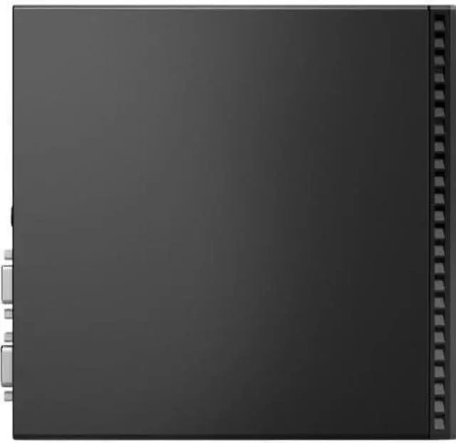 Alt view image 2 of 4 - Lenovo ThinkCentre M75q Gen 2 11JJ007TUS Desktop Computer - AMD Ryzen 5 PRO 4650GE Hexa-core (6 Core) 3.30 GHz - 8 GB RAM SDRAM - 256 GB M.2 PCI Express SSD - Tiny - Raven Black - Windows 10 Pro 64-bi