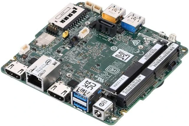 Alt view image 7 of 7 - Qotom Fanless Mini PC J5005 2X HD 2.0 Intel NUC7JYB Board Barebone