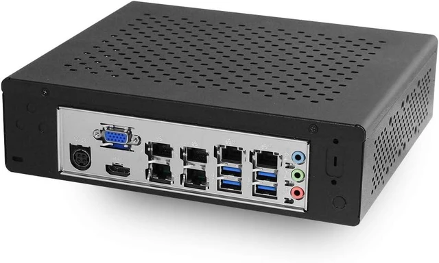 Main image of MITXPC MES-H110B Industrial Networking Mini PC, 6X GbE LAN (Intel Core i3-7100, 16GB Memory and 1TB 2.5" SSD)