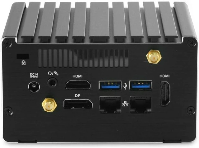 Alt view image 3 of 4 - MITXPC Jetway HBJC323U591Z-316R Braswell Celeron N3160 Dual LAN Fanless NUC, 2.5" Drive Support