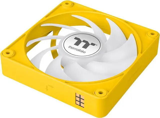 Alt view image 5 of 6 - Thermaltake CT120 EX ARGB Sync PC Cooling Fan 3 Pack, PWM 500~2000 RPM, 5V Motherboard Sync, 16.8 Million Colors 9 LEDs, MagForce 2.0 Connectors, Hydraulic Bearing, Bumblebee, CL-F215-PL12BB-A