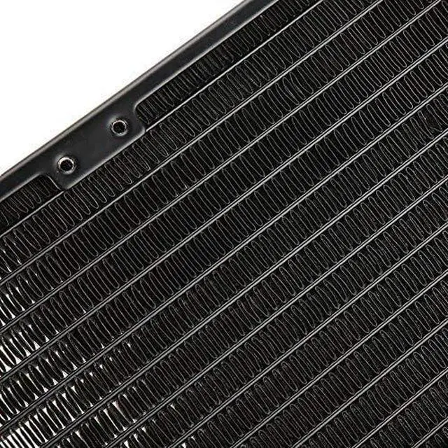 Alt view image 6 of 6 - PC Heat Exchanger,12 Tubes Aluminium Computer CPU Water Cooling Heatsink,Heat Dissipation Cooler with G1/4 Thread,Water Separator Water Cooled Tube,for PC - 360mm