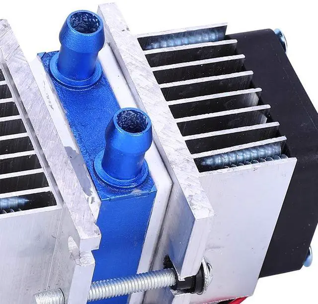 Alt view image 7 of 7 - Peltier Water Cooler DC12V 144W Thermoelectric Cooling System, Semiconductor Cooler with Dual TEC1-12706 Chips for Aquarium, Engraver, Small Space Refrigeration