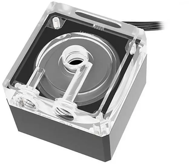 Alt view image 2 of 6 - CPU Water Cooler Pump,Pump for PC Water Cooling Systems-Support PWM -500L/H-G1/4 Threaded Hole