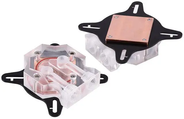 Alt view image 4 of 7 - pc water cooling kit cooler 29×19×16 240mm cooler cpu gpu block pump reservoir fan heat sink compputer water cooling kit coolg water cooling kit