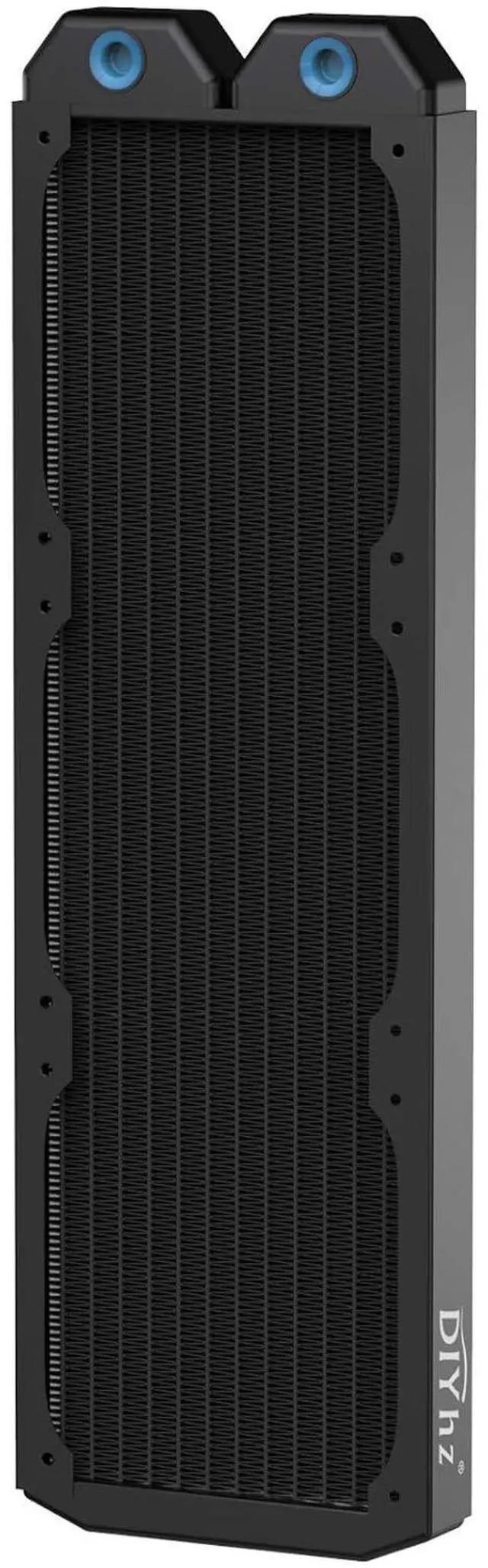 Main image of 12 Pipe Thick Copper Heat Exchanger Liquid Cooling Radiator G1/4 Thread Heat Row Sink 360mm for CPU PC Laser Water Cool System DC12V Black