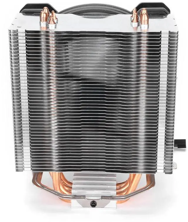 Alt view image 5 of 7 - CPU Cooler Heat Sink Processor Cooler 4 Heat Pipes Flat Copper Bottom Press Fin Heatsink PWM RGB Fan Low Noise for LGA1366 1156 1155 775 FM1 AM3+ AM3 AM2+ AM2