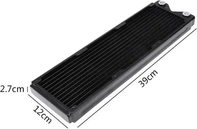 Alt view image 2 of 7 - Induction Heater, Heat Exchanger 360mm Full Copper Water Cooler Cooling Computer Heatsink PC Radiator with Screw Pack for Home Use,for Industrial and Domestic(360mm)