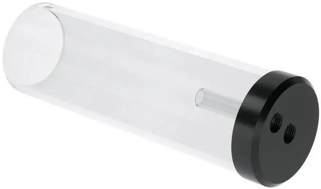 Alt view image 4 of 4 - 1pcs Water Tank Length 90/130/210 mm X 65mm Diameter Cylindrical use for D5/MCP655 Pump Accessories POM+PMMA Black White Cove(130mm White Cover)