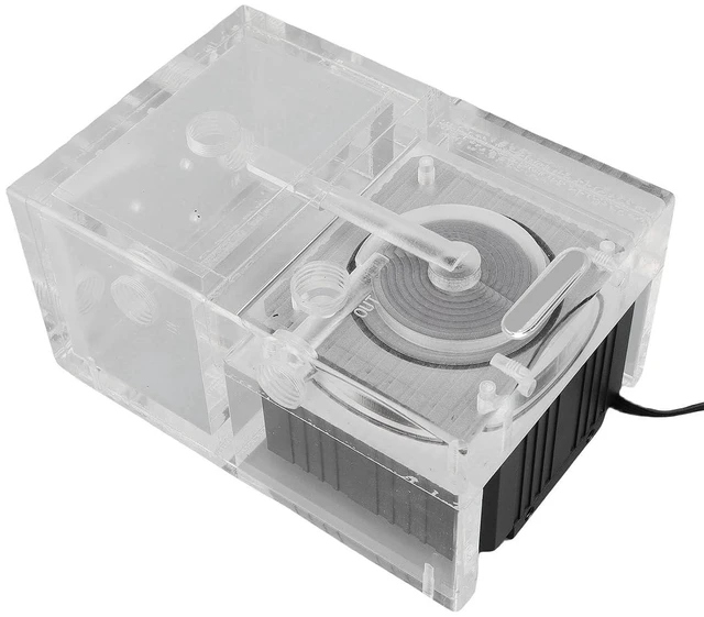 Alt view image 4 of 7 - FILFEEL PC Pump Reservoir Combo Integrated Centrifugal Cooling Pump & 150ml Acrylic with Aluminum Armor, 650LH & 3.5m, Dual 4P/4Pin PWM Support for Custom PC Liquid Cooling Builds