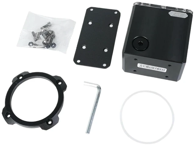 Main image of 1pcs 2U Server Reservoir Expand D5 Pump Small Water Tank Cooling Loops Build,POM,G1/4",ICE-2UD5R(No Pump)