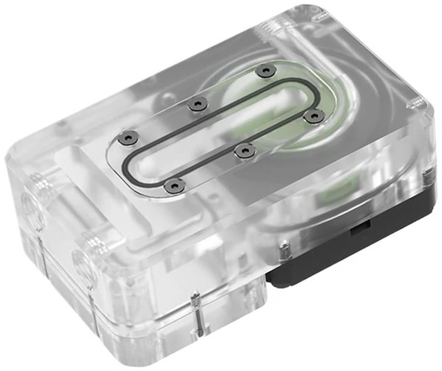 Main image of 1pcs Computer Case Small Pump Reservoir Combinat,Mini Water Tank for Split Liquid Build,G1/4",White,Black,SPD10-T(Black)