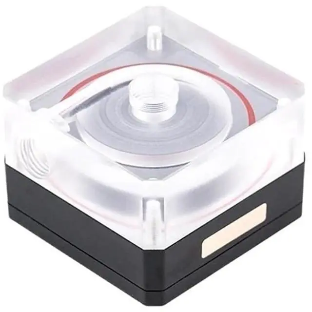 Main image of 1pcs Syscooling Pump P67A 12V mini Pump for PC Water Cooling PWM Support G1/4 Thread Acrylic top