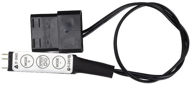 Alt view image 2 of 7 - CPU Water Cooler with Integrated Digital Temperature Display, Liquid CPU Cooler for AM2 AM3, RGB Lighting PC Water Block with Manual Controller and G1/4 Ports (Silver)