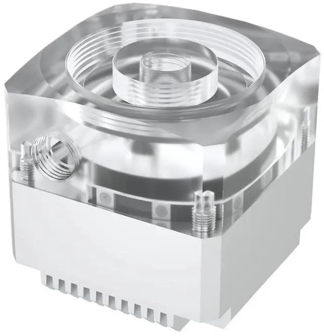 Main image of 1pcs SPB17 Plus 17W PWM Pump LRC 2.0 with Aluminum Radiator Cover - Requires Reservoir(Silver)