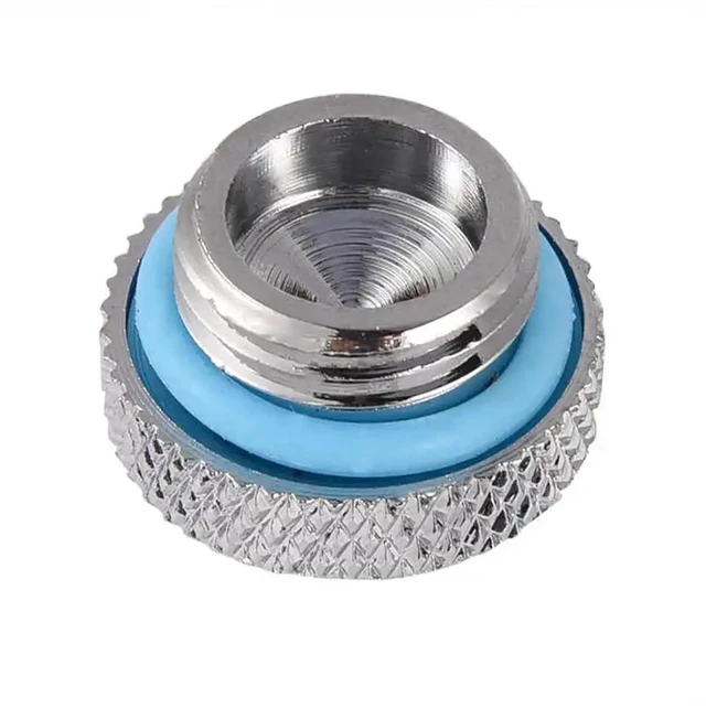 Alt view image 6 of 7 - 20pcs Brass G1/4 Thread Stop Plug Connector for PC Cooling System