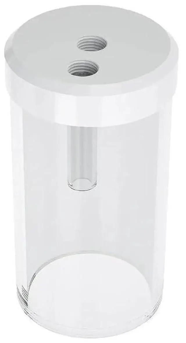 Main image of 1pcs Water Tank Length 90/130/210 mm X 65mm Diameter Cylindrical use for D5/MCP655 Pump Accessories POM+PMMA Black White Cove(130mm White Cover)