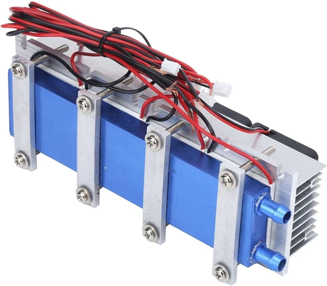 Main image of 12V 288W Peltier Thermoelectric Cooler, 4-Chip Water Cooling System for 20L Space, Low Noise Semiconductor Refrigerator with Aluminum Heatsink