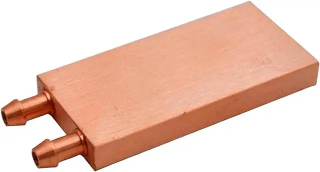 Alt view image 2 of 3 - Advanced Fluid Physics Cooling Head Thin Aluminium Building Reinforced Heat Transfer Permanent Bronze Center Global CPU/GPU Liquid Cooling Block
