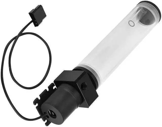Alt view image 4 of 7 - Cylinder Reservoir Water Cooling Computer, Integrated 19W Pump, 110mm Water Cooling System PCs (210mm)