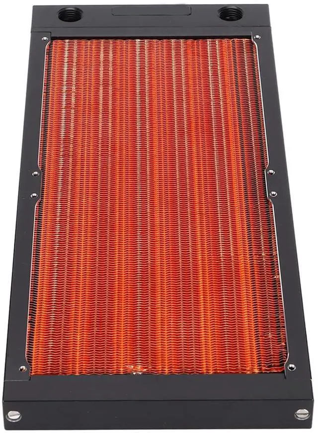 Alt view image 2 of 7 - CPU Liquid Cooler, Water Cooling Radiator with Multiple Pipes for Stable Performance, High Durability Copper and Aluminum Heat Exchanger for Computer Cooling Systems (240mm)