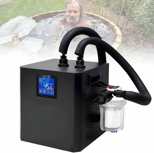 Main image of 1/3 Horsepower Water Cooler for Cold Immersion Baths, Upgraded Ice Bath Kit with Filter, Water Pump, Universal Water Cooling System for Ice Baths for Home Cold Plunge Doublewaterpump