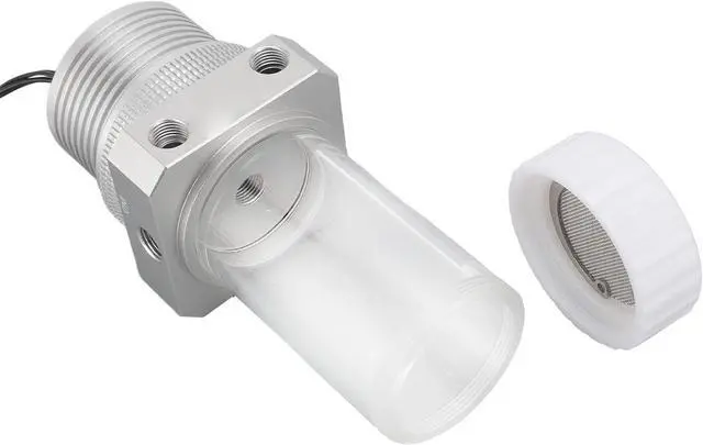 Alt view image 6 of 7 - Focket PC Water Cooling Pump, 1100L H 5m Pump Head 5900RPM D5 PC Reservoir with 200ml Capacity G1 4 Thread for Water Cooling System (Silver)