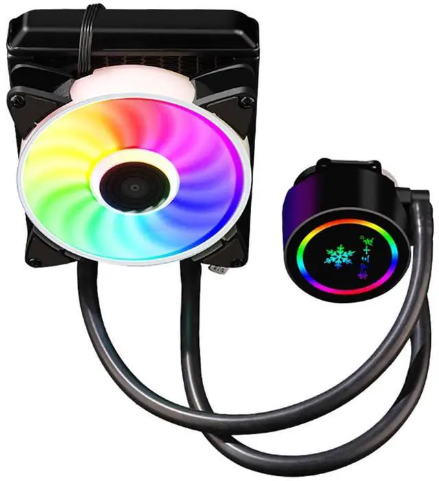 Main image of Generic Professional CPU Liquid Cooler System with Copper and Aluminum Radiator, Anti-Freezing and Silent