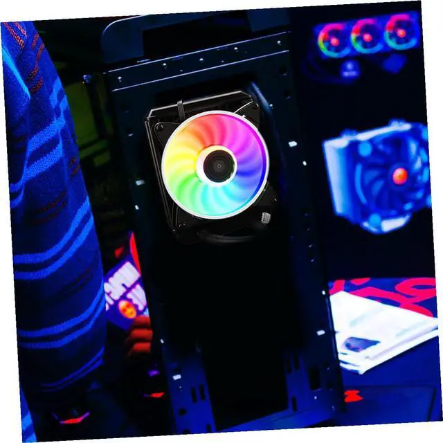 Alt view image 6 of 7 - Generic Professional CPU Liquid Cooler System with Copper and Aluminum Radiator, Anti-Freezing and Silent