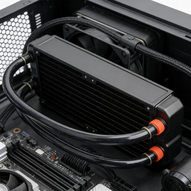 Alt view image 4 of 7 - Aluminum Alloys Water Cooling Radiators for Enhances Heat Dissipation and Easy Installation Double Layer Water Refrigerator