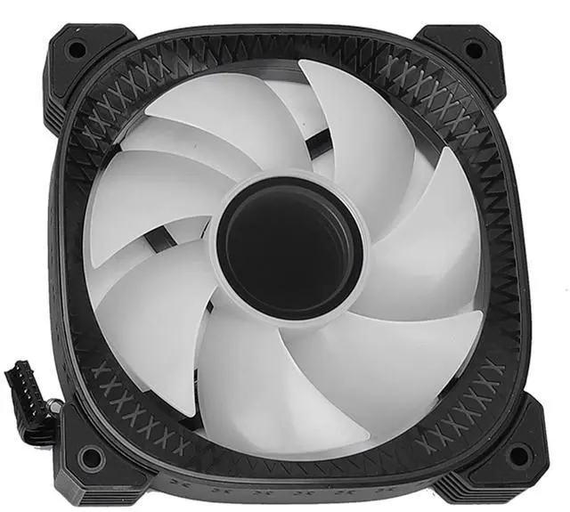 Alt view image 7 of 7 - Generic ARGB Liquid CPU Cooler, 2.2 Inch Circular LCD Screen Liquid Cooler, Temperature Display with 240mm PWM Fan 1800 RPM, Ideal for LGA1851, 1700, 1200, 115X, AM5 & AM4 (Black)