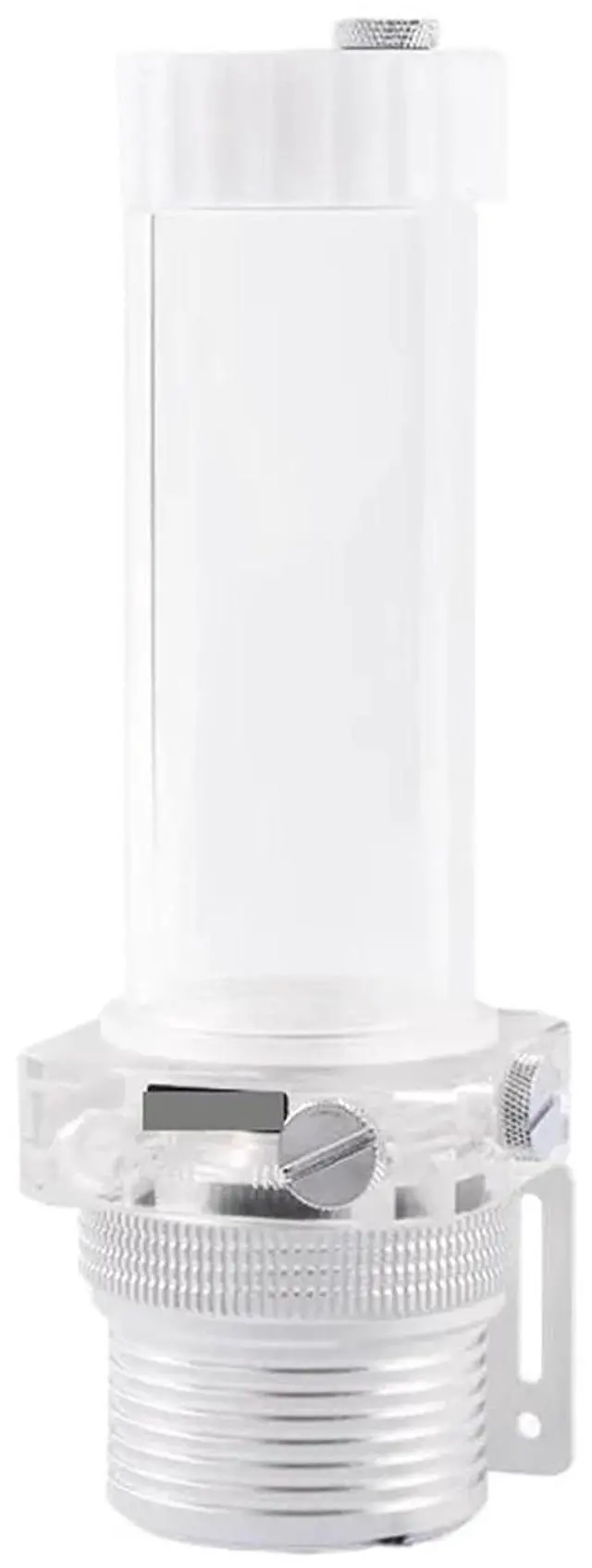 Main image of 1pcs Water-Cooled Pump Box Integrated Intelligent Temperature Control POM Built-in Filtration Head 5M Flow Rate 1100L/H(Silver,20cm)