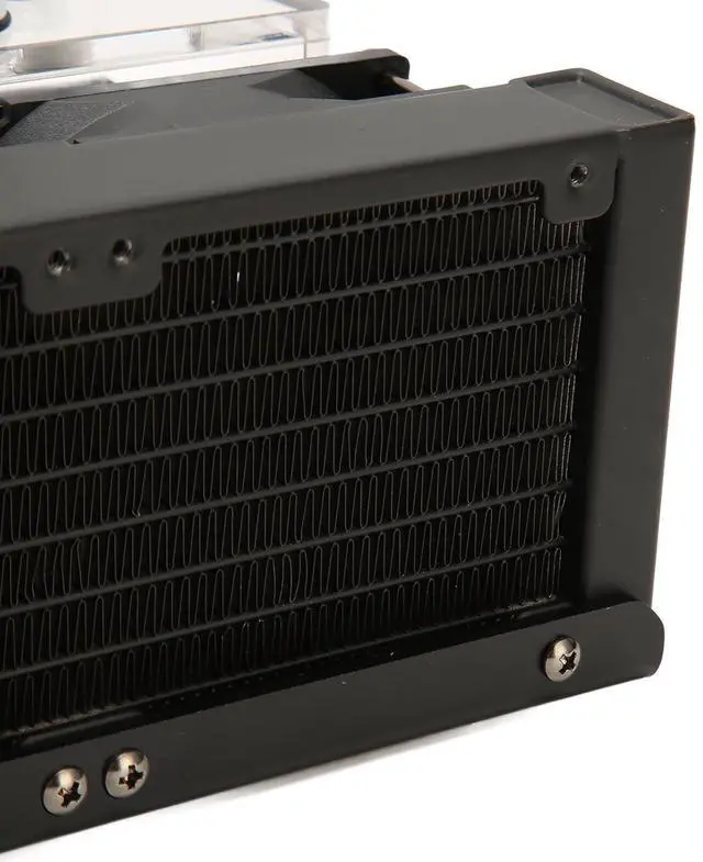 Alt view image 7 of 7 - 12V Water Cooling Pump with 300mL Tank, 80mm Dual Fans, 600LH, G1/4 Thread